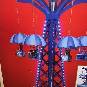 Lemax Snowflake Paradrop carnival ride